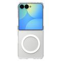 Samsung Galaxy Z Flip8 Spigen AirSkin MagFit MagSafe Cover - hvid / gennemsigtig