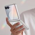 Samsung Galaxy Z Flip8 Tech-Protect Flexair Magnetisk Hybrid Cover - Gennemsigtig