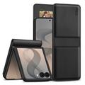 Samsung Galaxy Z Flip8 Tech-Protect Pung Cover med Magnet og Stativ - Sort