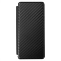 Samsung Galaxy Z Fold3 5G Flip Cover - Karbonfiber - Sort