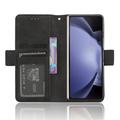 Samsung Galaxy Z Fold6 Pung Cover med Kortholder - Sort