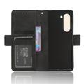 Samsung Galaxy Z Fold6 Pung Cover med Kortholder - Sort