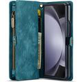 Samsung Galaxy Z Fold6 Caseme 008 2-i-1 Multifunktionel Pung - Blå