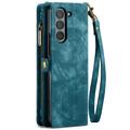 Samsung Galaxy Z Fold6 Caseme 008 2-i-1 Multifunktionel Pung - Blå