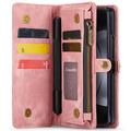 Samsung Galaxy Z Fold6 Caseme 008 2-i-1 Multifunktionel Pung - Pink