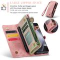 Samsung Galaxy Z Fold6 Caseme 008 2-i-1 Multifunktionel Pung - Pink