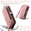 Samsung Galaxy Z Fold6 Caseme 008 2-i-1 Multifunktionel Pung - Pink