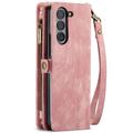 Samsung Galaxy Z Fold6 Caseme 008 2-i-1 Multifunktionel Pung - Pink