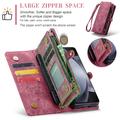 Samsung Galaxy Z Fold6 Caseme 008 2-i-1 Multifunktionel Pung - Rød