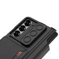 Samsung Galaxy Z Fold6 GKK Magnetisk Hybrid Cover m. Kortholder, Kamera Slider