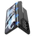 Samsung Galaxy Z Fold6 GKK Magnetisk Hybrid Cover m. Kortholder, Kamera Slider - Titanium
