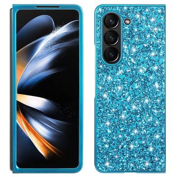 Samsung Galaxy Z Fold6 Glitter Series Hybrid Cover - Blå