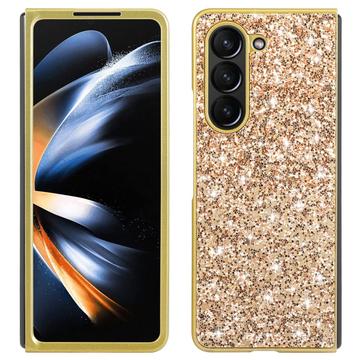Samsung Galaxy Z Fold6 Glitter Series Hybrid Cover - Guld