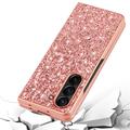 Samsung Galaxy Z Fold6 Glitter Series Hybrid Cover - Guld