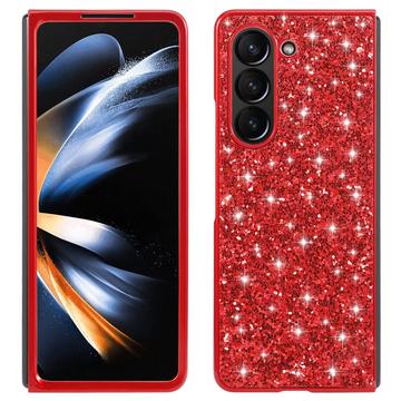 Samsung Galaxy Z Fold6 Glitter Series Hybrid Cover - Rød