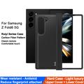 Samsung Galaxy Z Fold6 Imak Ruiyi Hybrid Cover - Karbonfiber - Sort