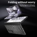 Samsung Galaxy Z Fold6 Mechanical Legend Galvaniseret plastik cover - Sort