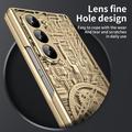 Samsung Galaxy Z Fold6 Mechanical Legend Galvaniseret plastik cover - Guld