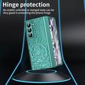 Samsung Galaxy Z Fold6 Mechanical Legend Galvaniseret plastik cover - Grøn