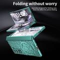 Samsung Galaxy Z Fold6 Mechanical Legend Galvaniseret plastik cover - Grøn