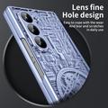 Samsung Galaxy Z Fold6 Mechanical Legend Galvaniseret plastik cover - Blå