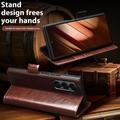Samsung Galaxy Z Fold7 Qialino Classic Læderpung - Mørkebrun