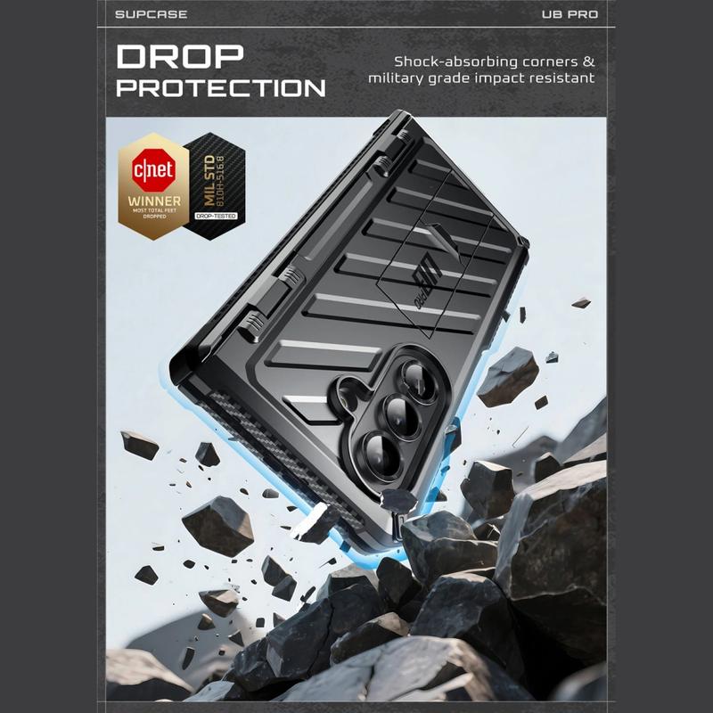 SUPCASE Unicorn Beetle Custodia Ibrida Per Samsung Galaxy Note 10+ Plus (2019) – Nero, Antiurto E Trasparente