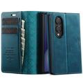 Samsung Galaxy Z Fold8 Caseme 033 Pung Etui med Kalvemønster og RFID-blokering - Grøn