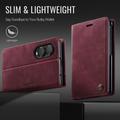 Samsung Galaxy Z Fold8 Caseme 033 Pung Etui med Kalvemønster og RFID-blokering - Rød