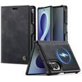 Samsung Galaxy Z Fold8 Caseme C49 2-i-1 aftagelig pungetui - MagSafe-kompatibel, RFID - Sort