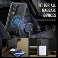 Samsung Galaxy Z Fold8 Caseme C49 2-i-1 aftagelig pungetui - MagSafe-kompatibel, RFID - Sort