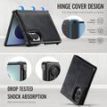 Samsung Galaxy Z Fold8 Caseme C49 2-i-1 aftagelig pungetui - MagSafe-kompatibel, RFID - Sort