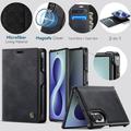Samsung Galaxy Z Fold8 Caseme C49 2-i-1 aftagelig pungetui - MagSafe-kompatibel, RFID - Sort