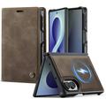 Samsung Galaxy Z Fold8 Caseme C49 2-i-1 aftagelig pungetui - MagSafe-kompatibel, RFID - Kaffe