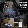 Samsung Galaxy Z Fold8 Caseme C49 2-i-1 aftagelig pungetui - MagSafe-kompatibel, RFID - Kaffe