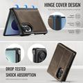 Samsung Galaxy Z Fold8 Caseme C49 2-i-1 aftagelig pungetui - MagSafe-kompatibel, RFID - Kaffe