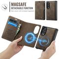 Samsung Galaxy Z Fold8 Caseme C49 2-i-1 aftagelig pungetui - MagSafe-kompatibel, RFID - Kaffe