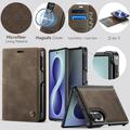 Samsung Galaxy Z Fold8 Caseme C49 2-i-1 aftagelig pungetui - MagSafe-kompatibel, RFID - Kaffe