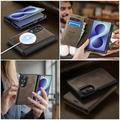Samsung Galaxy Z Fold8 Caseme C49 2-i-1 aftagelig pungetui - MagSafe-kompatibel, RFID - Kaffe