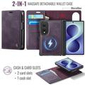 Samsung Galaxy Z Fold8 Caseme C49 2-i-1 aftagelig pungetui - MagSafe-kompatibel, RFID - Lilla