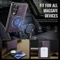 Samsung Galaxy Z Fold8 Caseme C49 2-i-1 aftagelig pungetui - MagSafe-kompatibel, RFID - Lilla