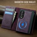 Samsung Galaxy Z Fold8 Caseme C49 2-i-1 aftagelig pungetui - MagSafe-kompatibel, RFID - Lilla