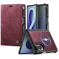 Samsung Galaxy Z Fold8 Caseme C49 2-i-1 aftagelig pungetui - MagSafe-kompatibel, RFID - Rød