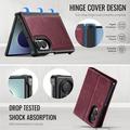 Samsung Galaxy Z Fold8 Caseme C49 2-i-1 aftagelig pungetui - MagSafe-kompatibel, RFID - Rød