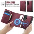 Samsung Galaxy Z Fold8 Caseme C49 2-i-1 aftagelig pungetui - MagSafe-kompatibel, RFID - Rød