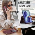 Samsung Galaxy Z Fold8 Caseme C49 2-i-1 aftagelig pungetui - MagSafe-kompatibel, RFID - Rød