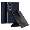 Samsung Galaxy Z Fold8 Dux Ducis Bril Flip Cover - Blå