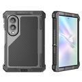 Samsung Galaxy Z Fold8 Extreme Hybrid-cover – PET-skærmfilm, støttefod – sort