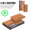 Samsung Galaxy Z Fold8 magnetisk etui med kortholder - brun