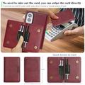 Samsung Galaxy Z Fold8 magnetisk etui med kortholder - rød